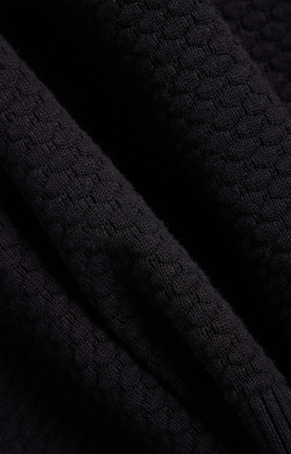 Geometryczny sweter round neck - 5