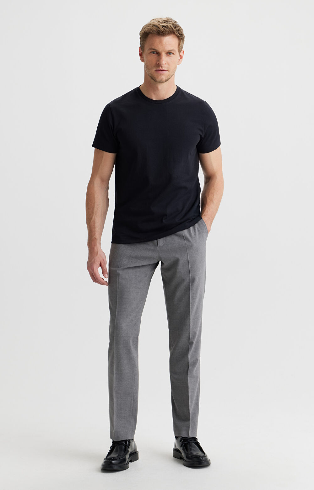 Gładki t-shirt - 4