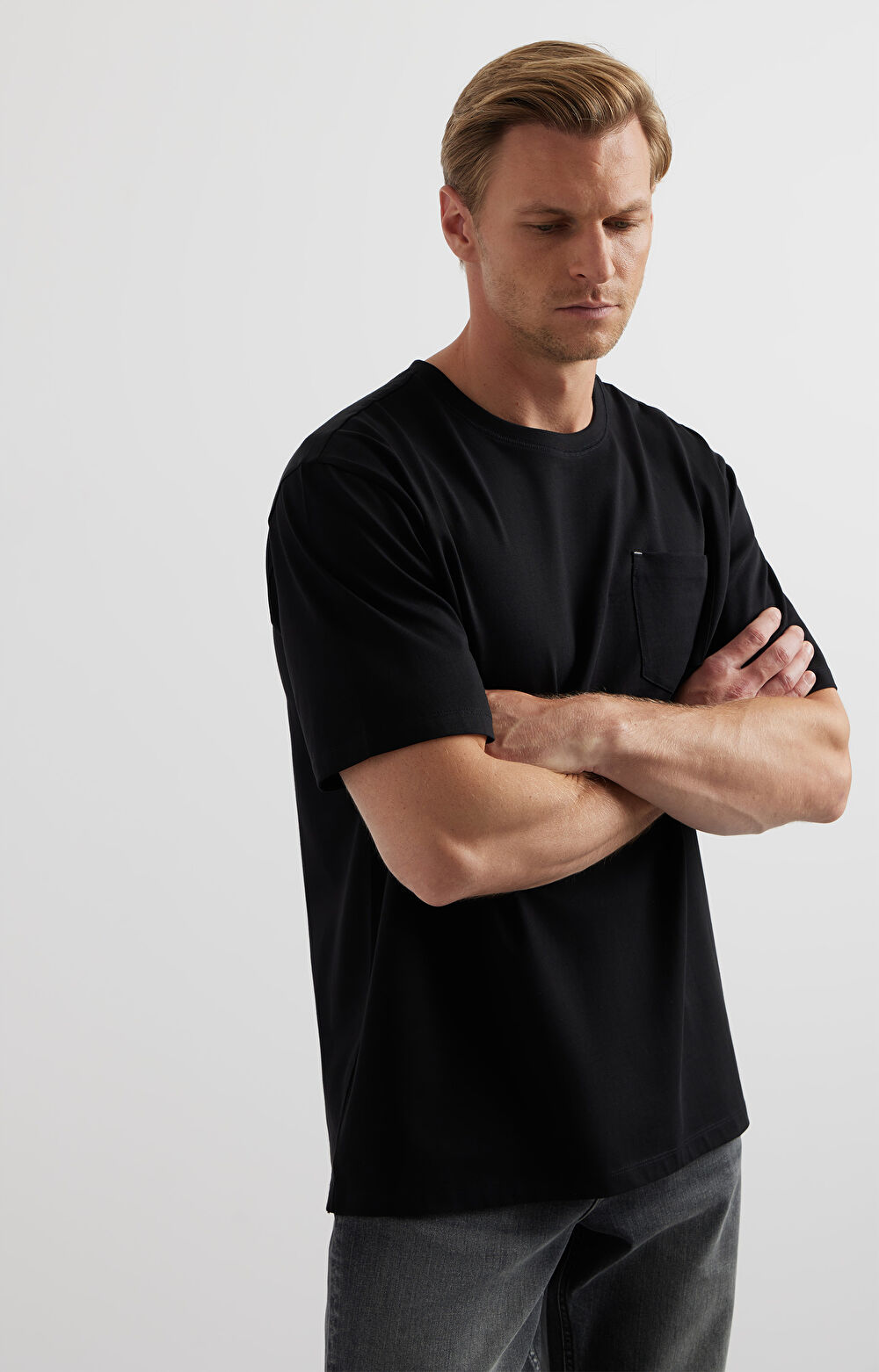 Gładki t-shirt - 4