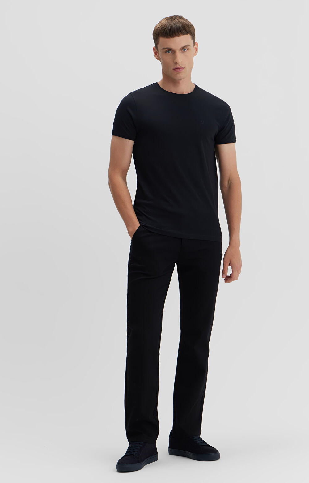 T-shirt slim z logo - 4