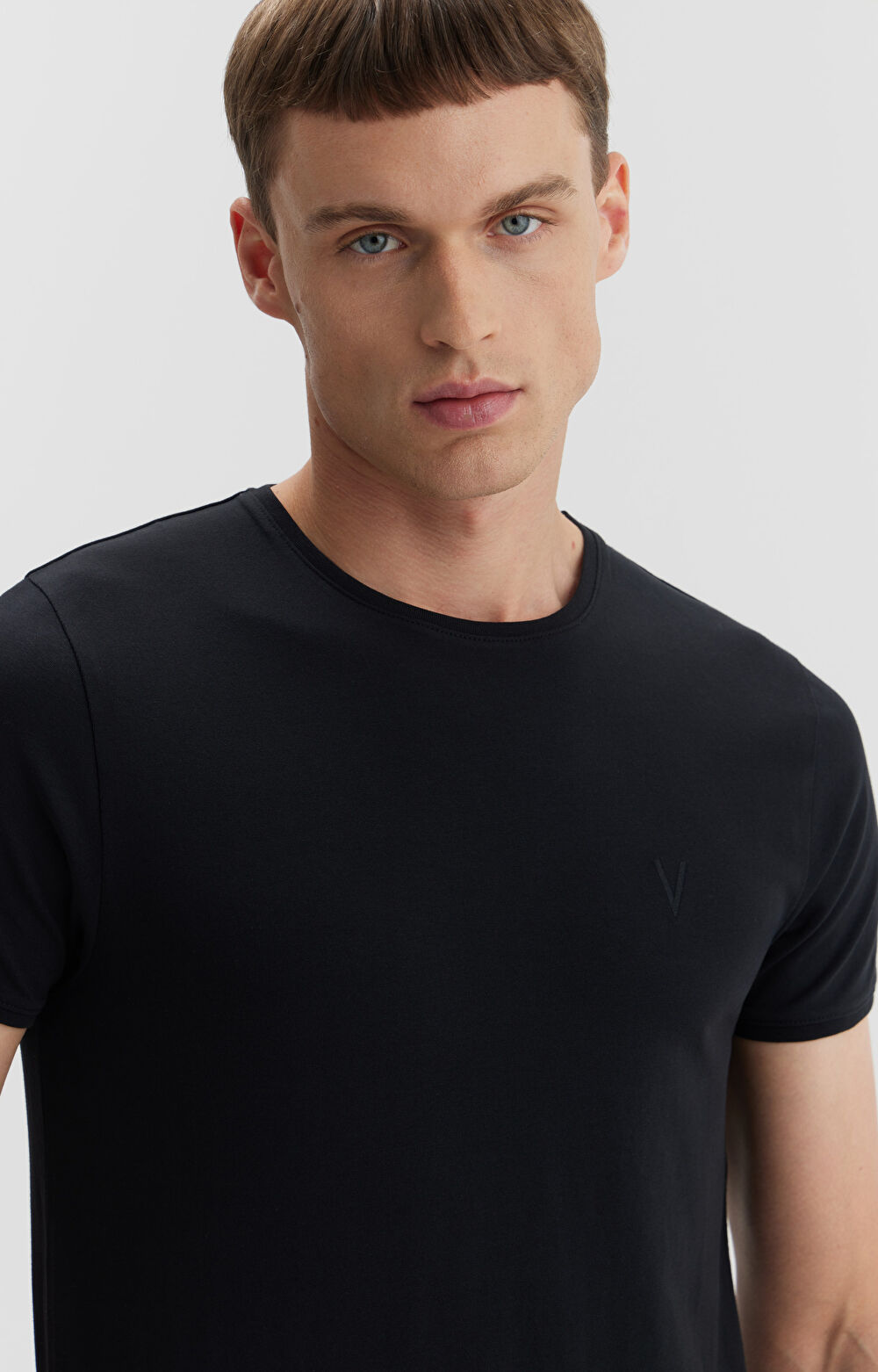 T-shirt slim z logo - 5