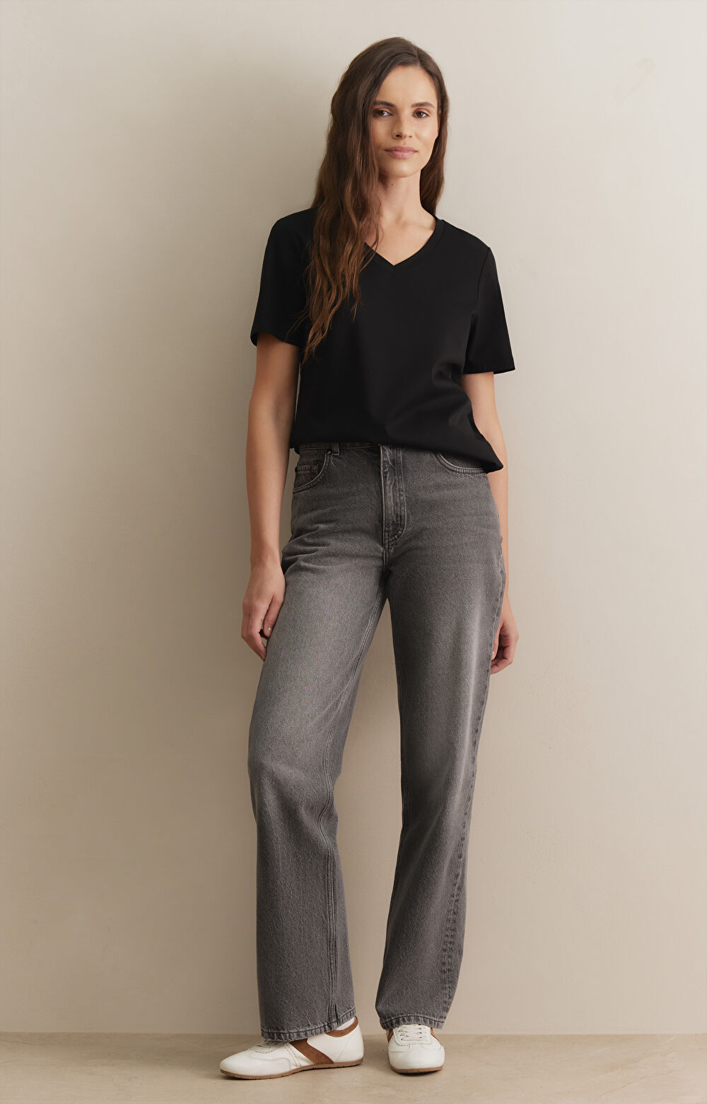 T-shirt slim v-neck - 4