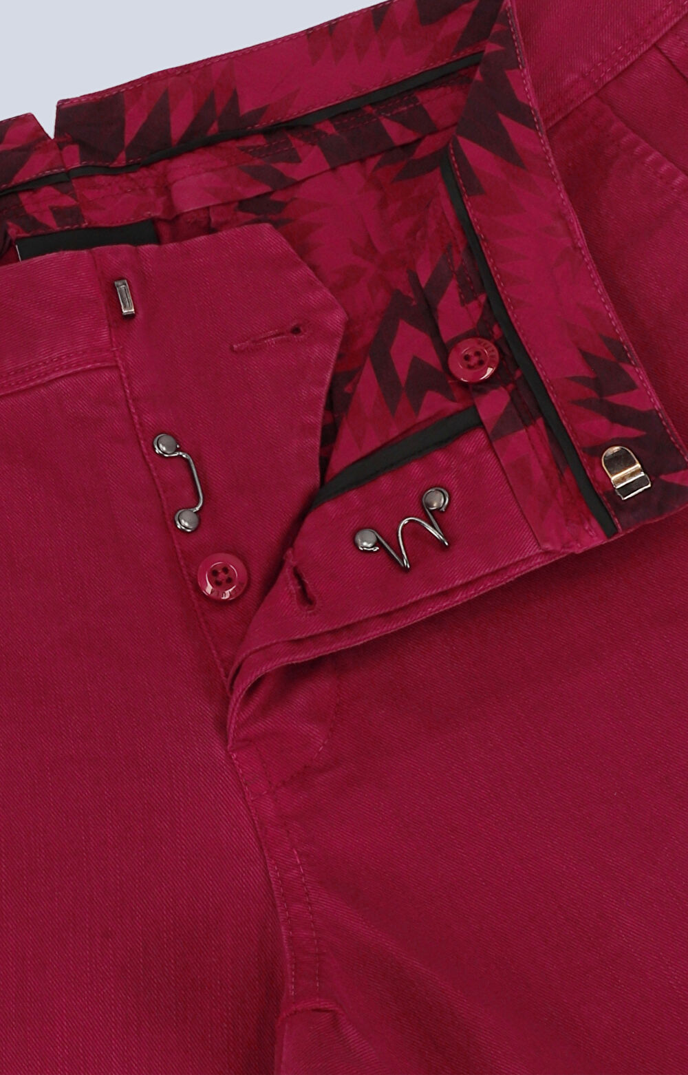 Spodnie z bawełnianej tkaniny