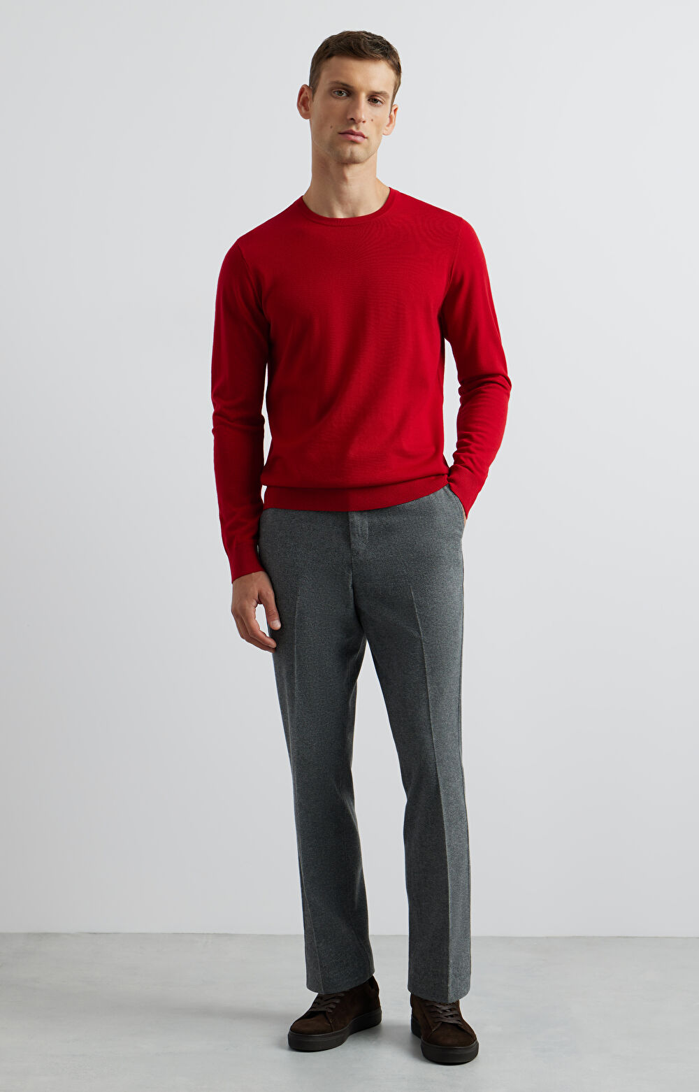 Gładki sweter - 4