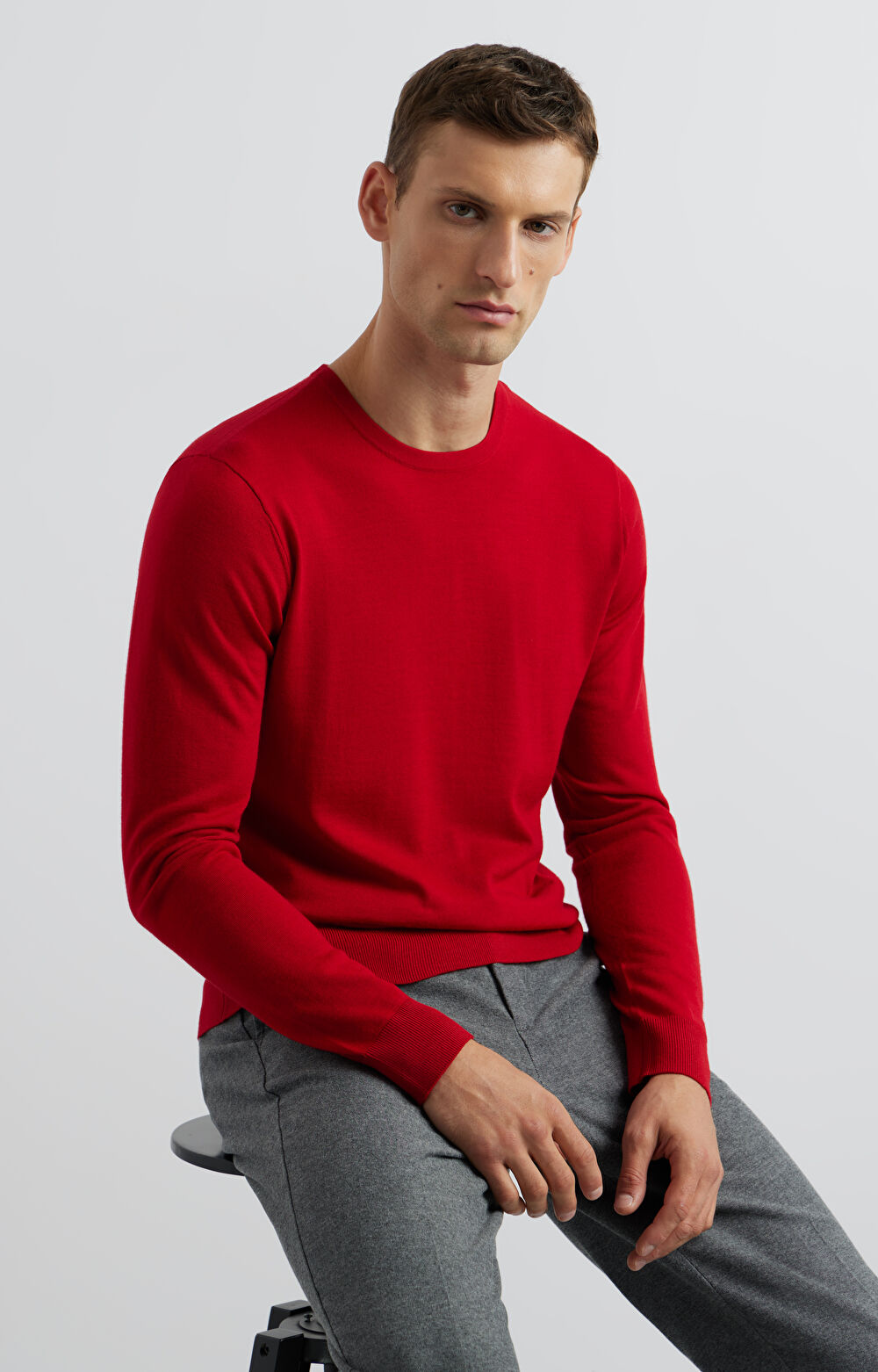 Gładki sweter - 8