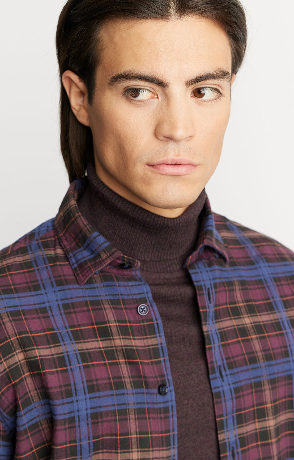Flanelowa koszula w kratę - 4