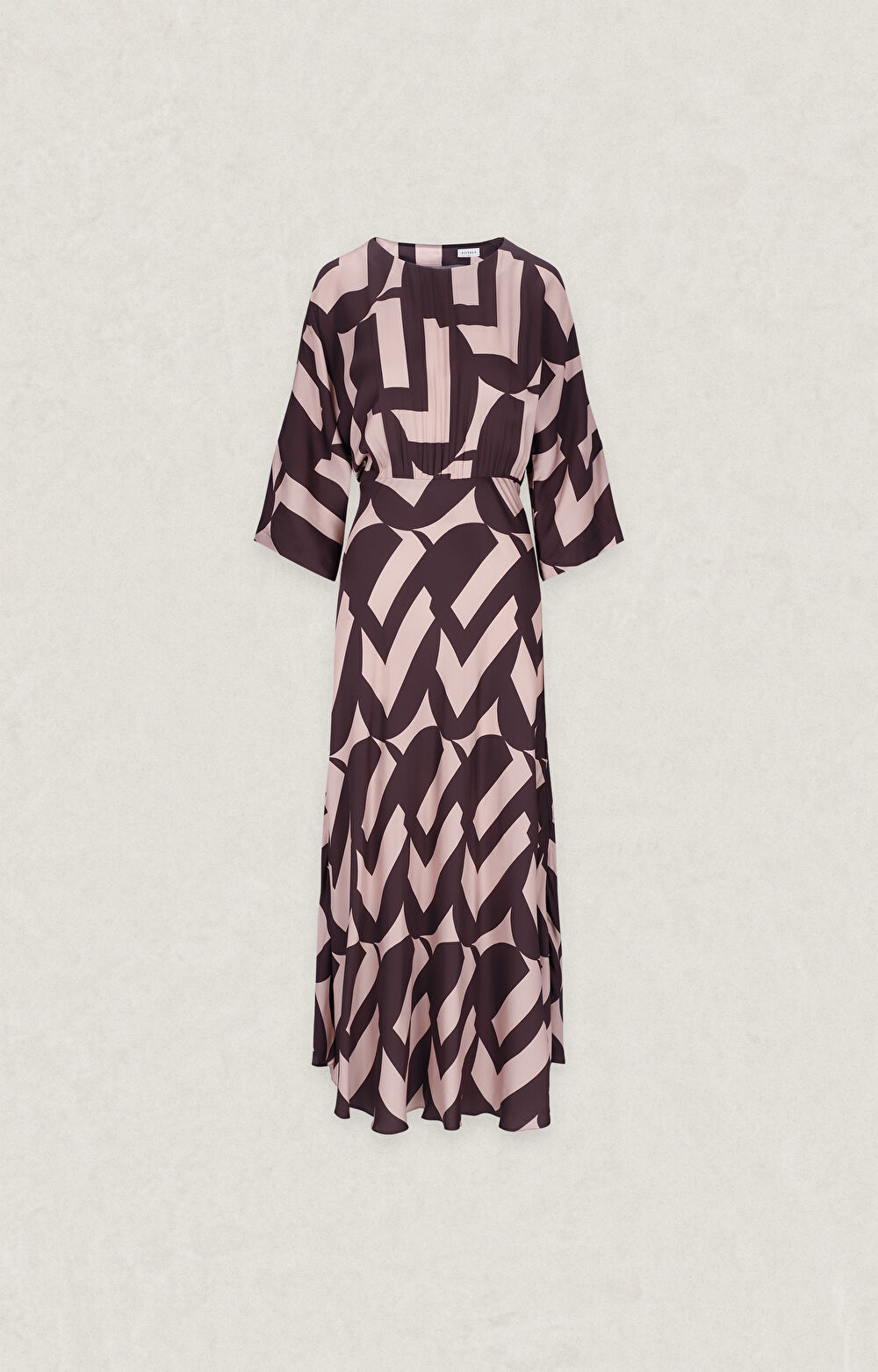 Sukienka midi w print - 2