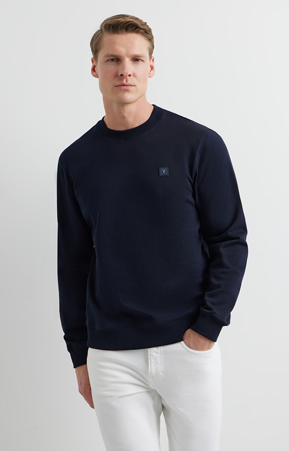 Granatowa bluza VISTULA - 3