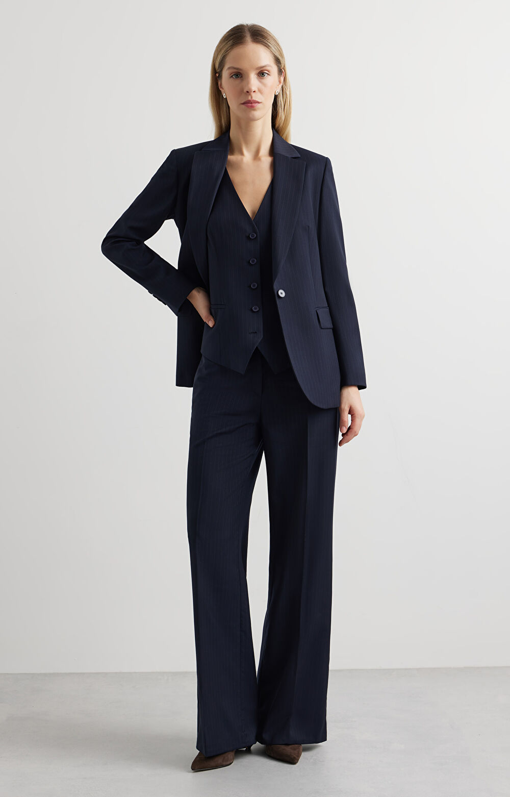 Kamizelka slim do garnituru - Mix&Match - 7