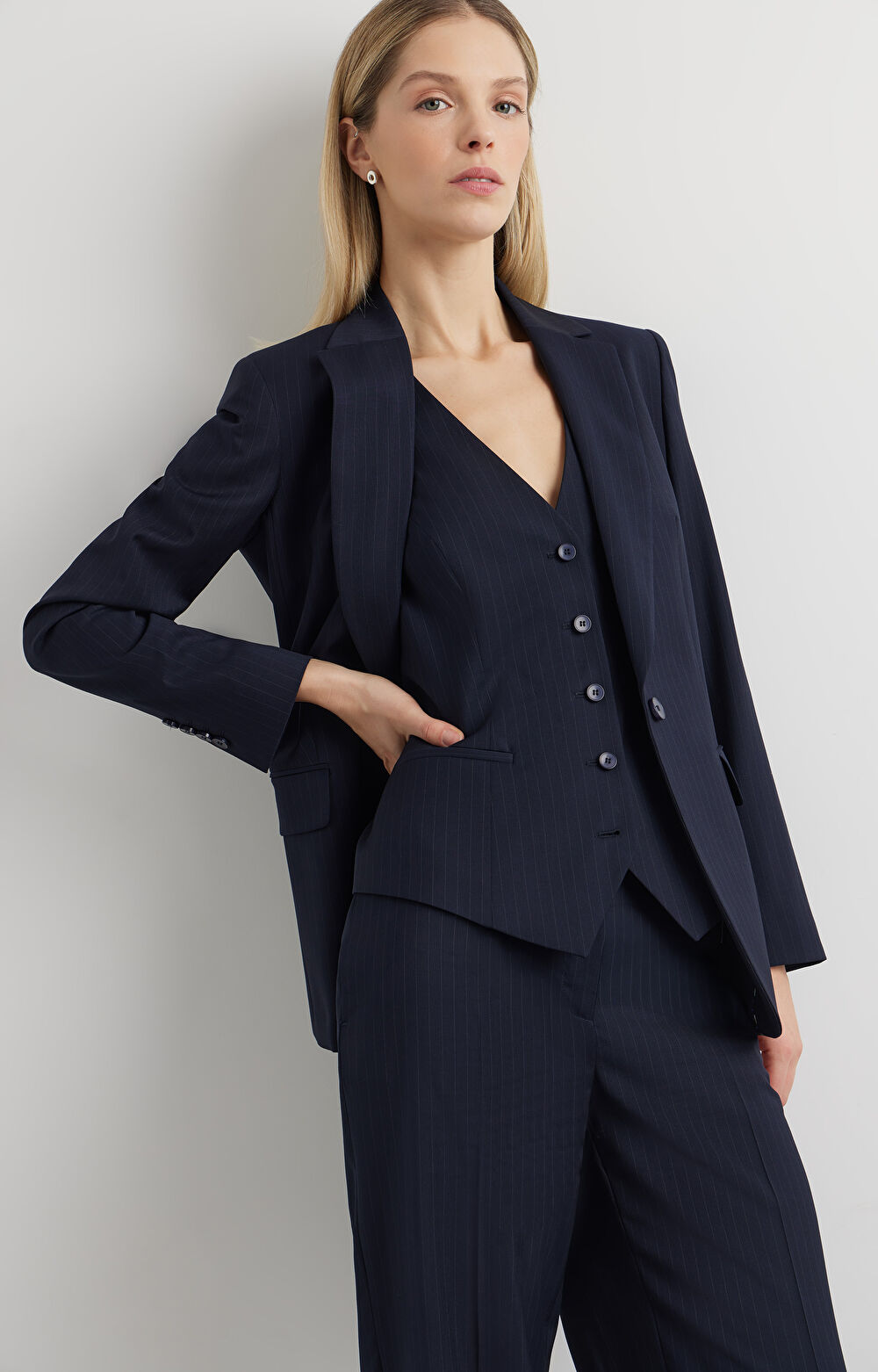 Kamizelka slim do garnituru - Mix&Match - 6