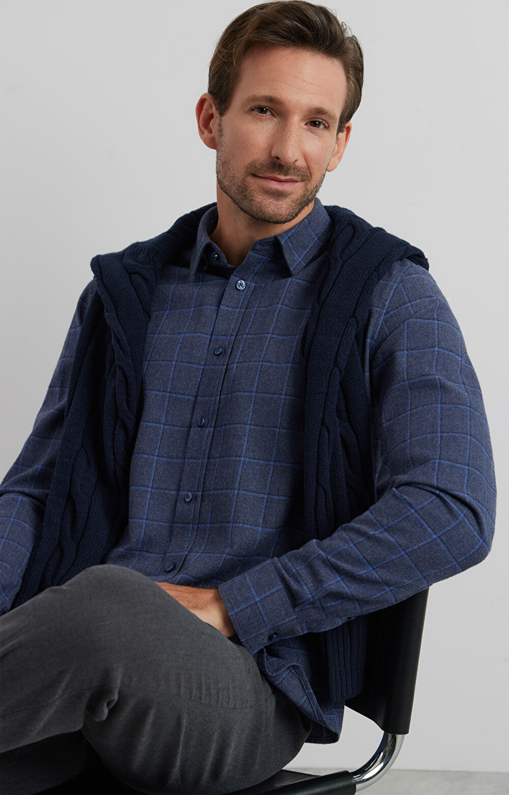 Koszula regular w kratę - 6