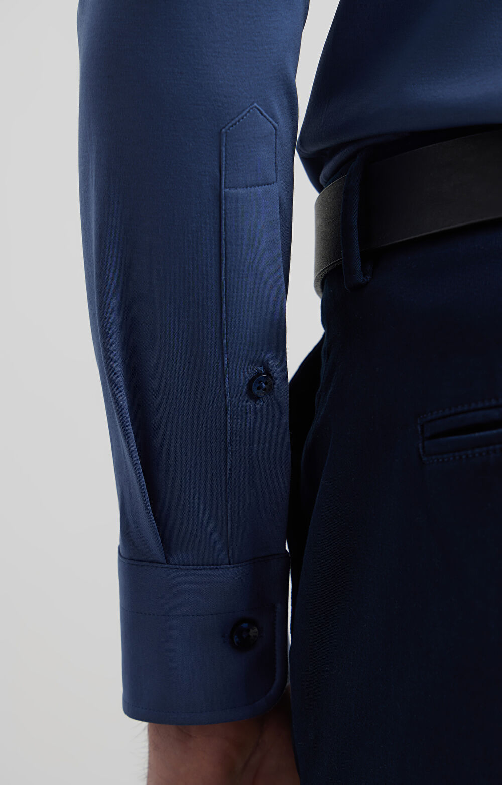 Dzianinowa koszula slim - 6