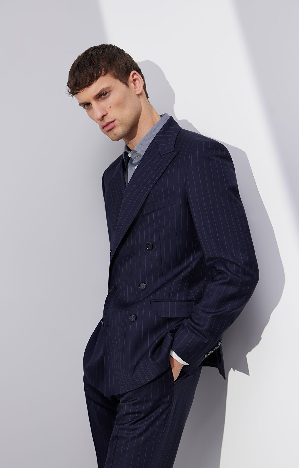 Koszula slim o twillowym splocie - 10