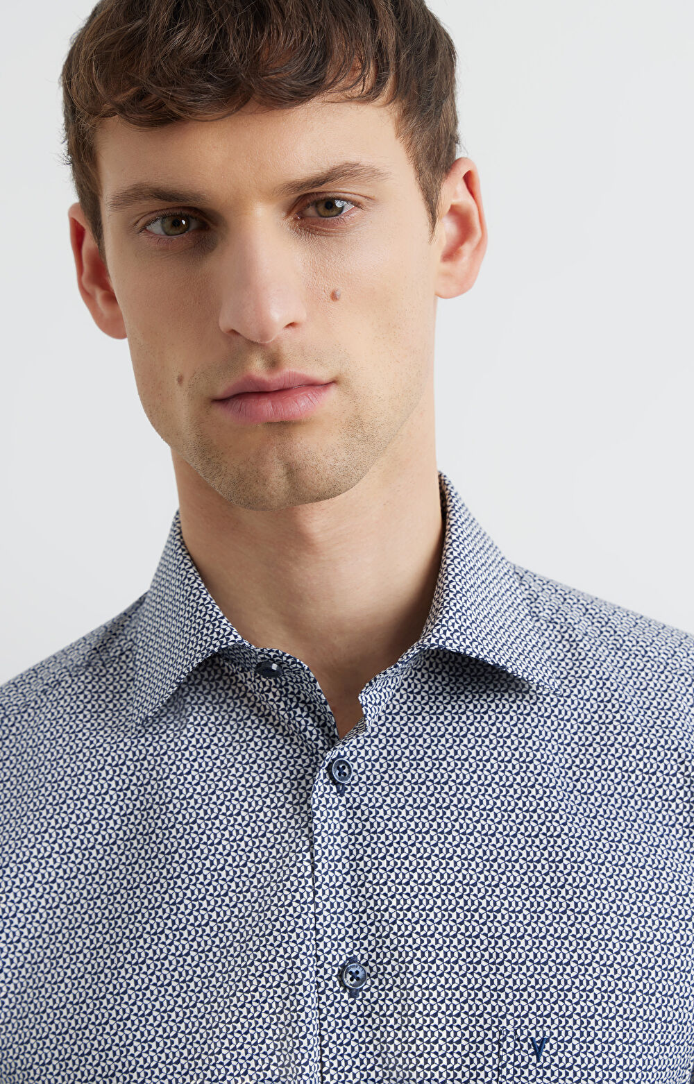 Koszula slim w print - 3