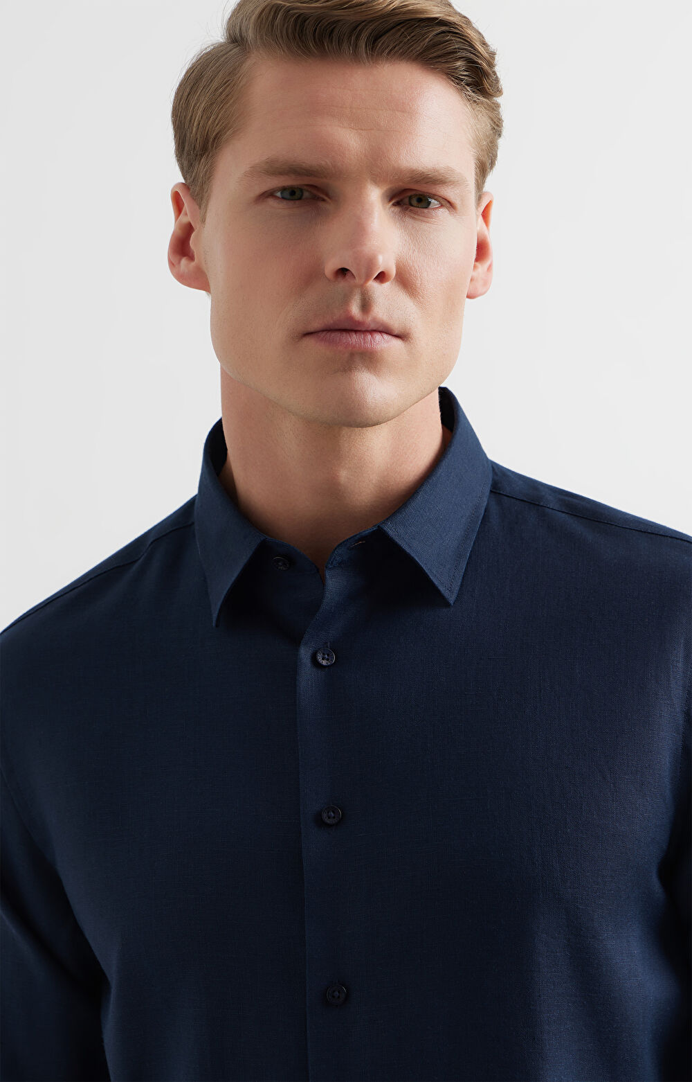 Lniana koszula regular - 3