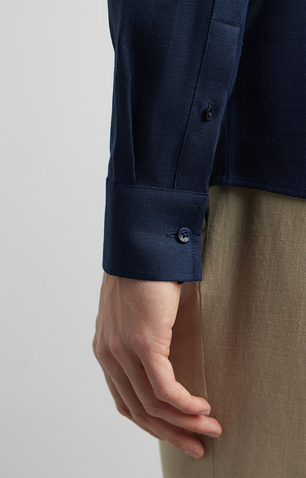 Lniana koszula regular - 6