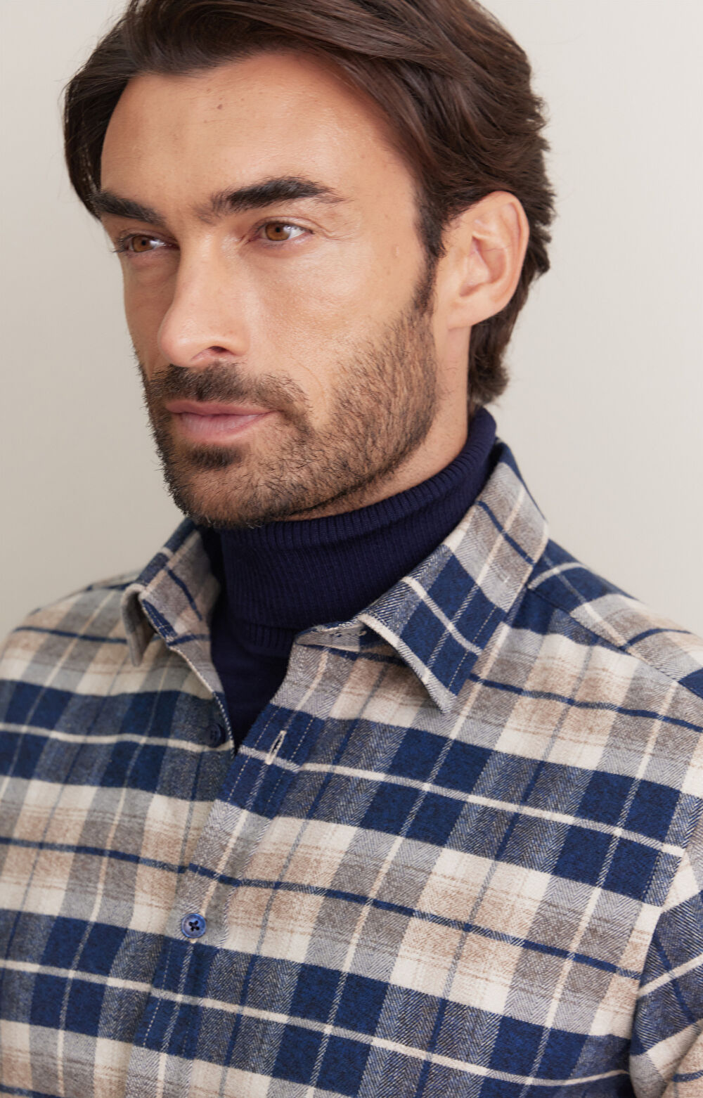 Flanelowa koszula w kratę - 5
