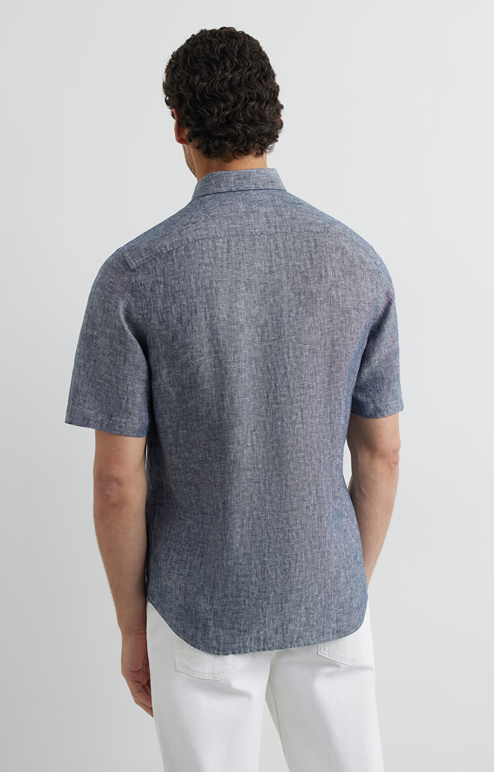 Lniana koszula regular - 4