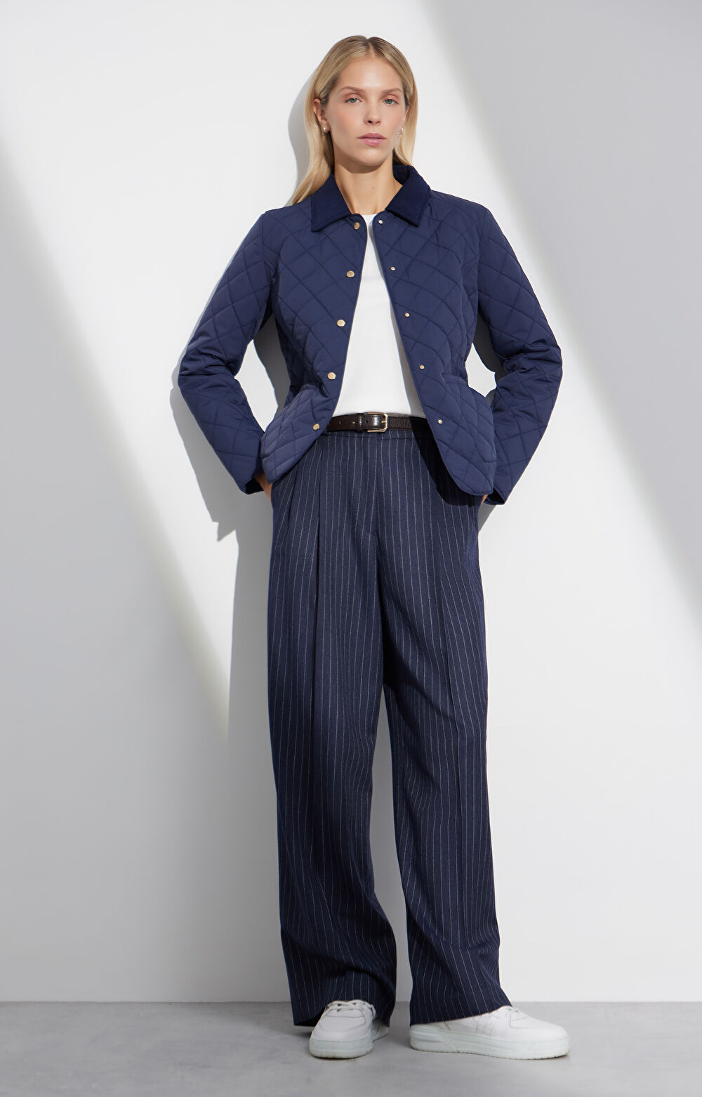 Pikowana kurtka slim - 7