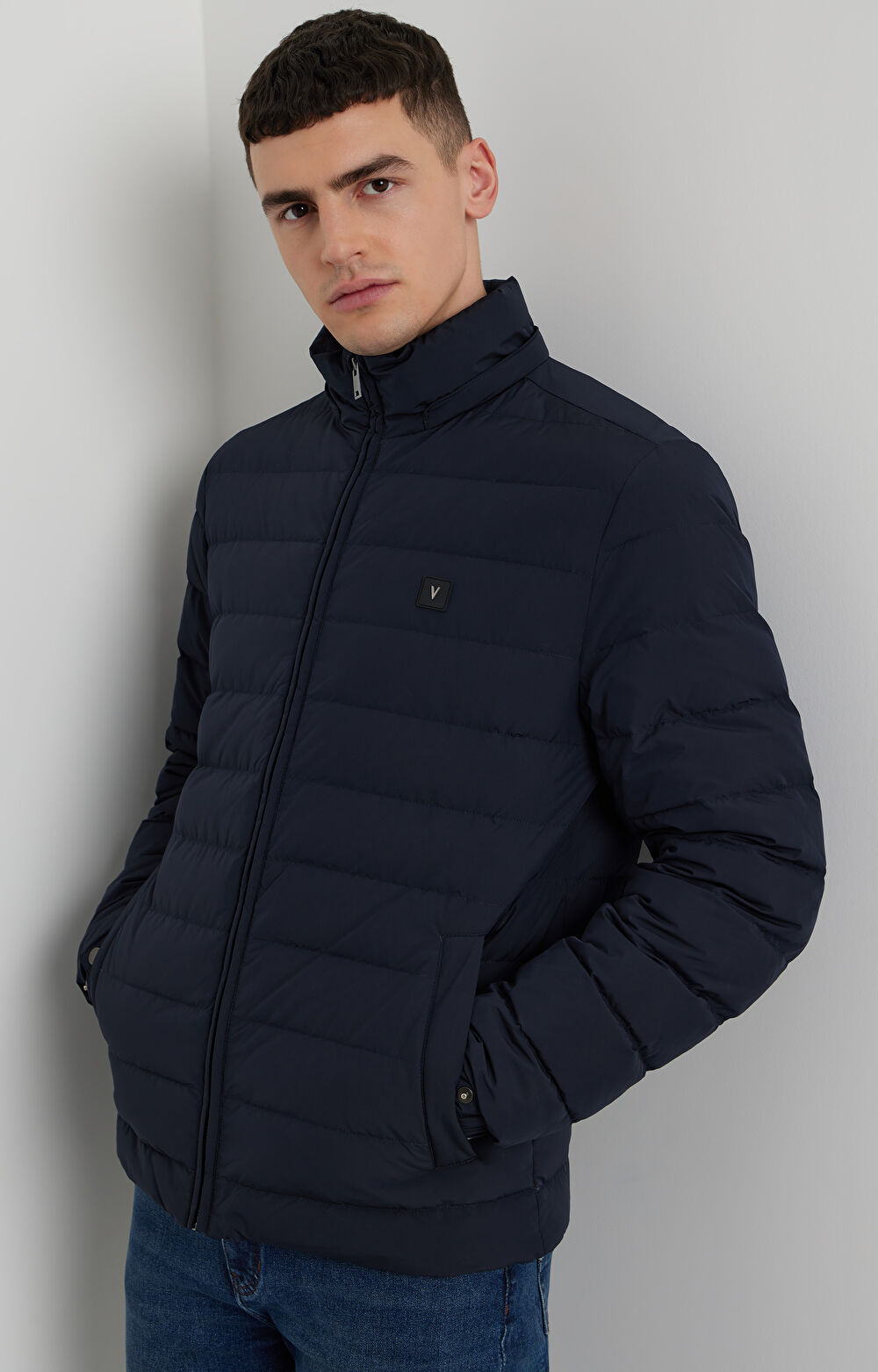 Puchowa kurtka regular - 8