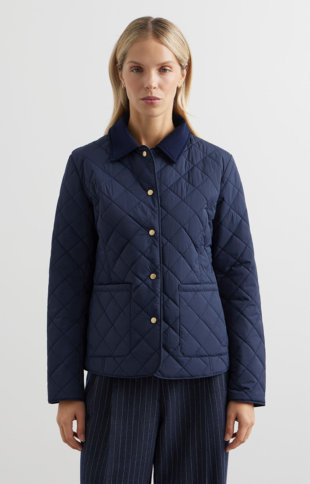 Pikowana kurtka slim - 3