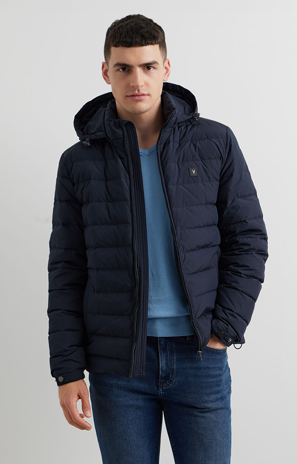 Puchowa kurtka regular - 7