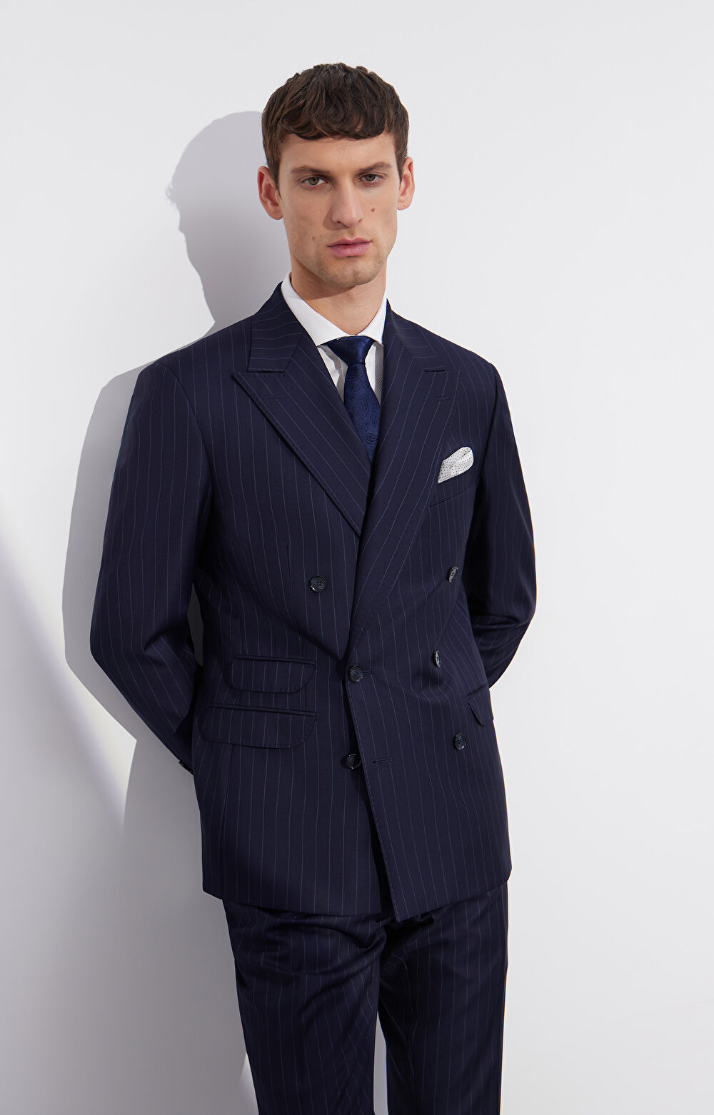 Dwurzędowa marynarka regular do garnituru - Mix&Match - 6