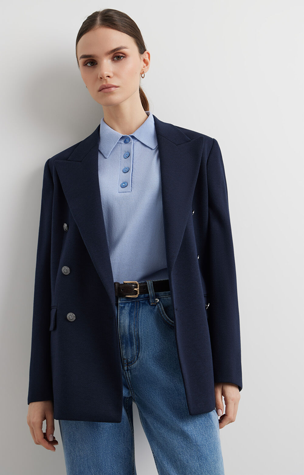 Dwurzędowa marynarka regular - 6