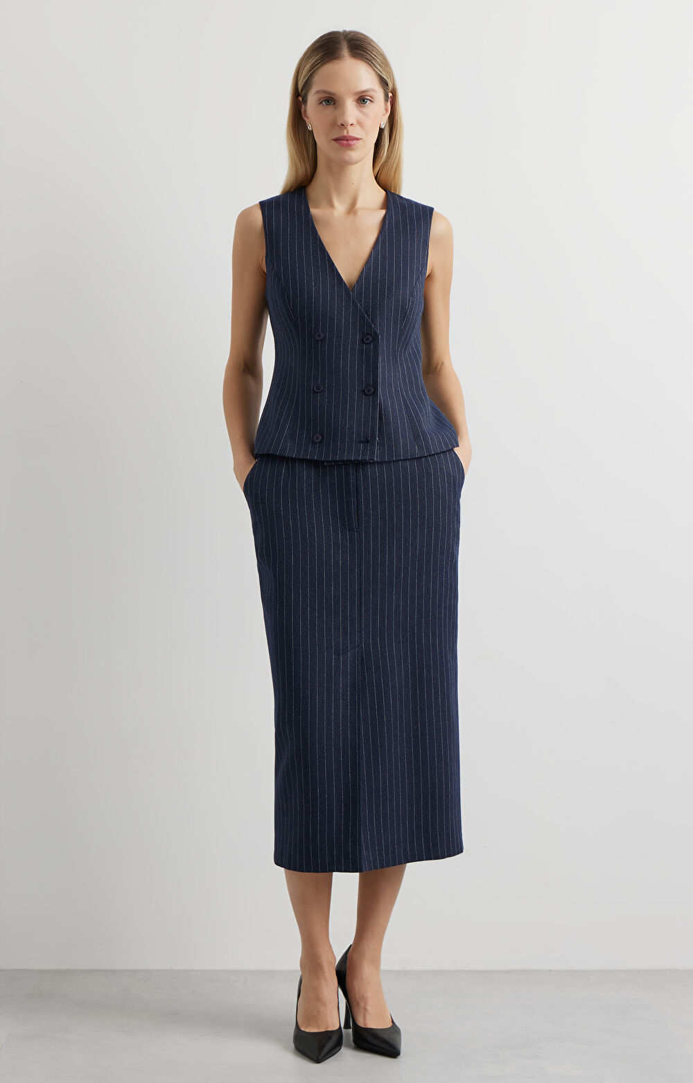 Spódnica slim do garnituru - Mix&Match - 4