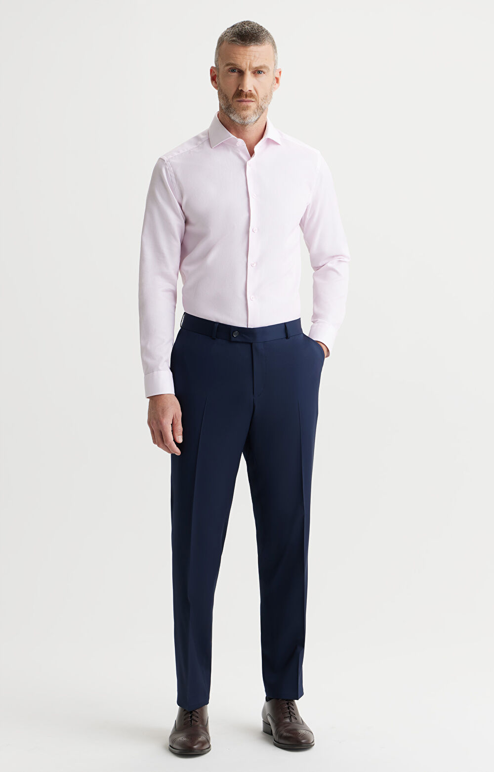 Spodnie slim fit do garnituru - Mix&Match - 3
