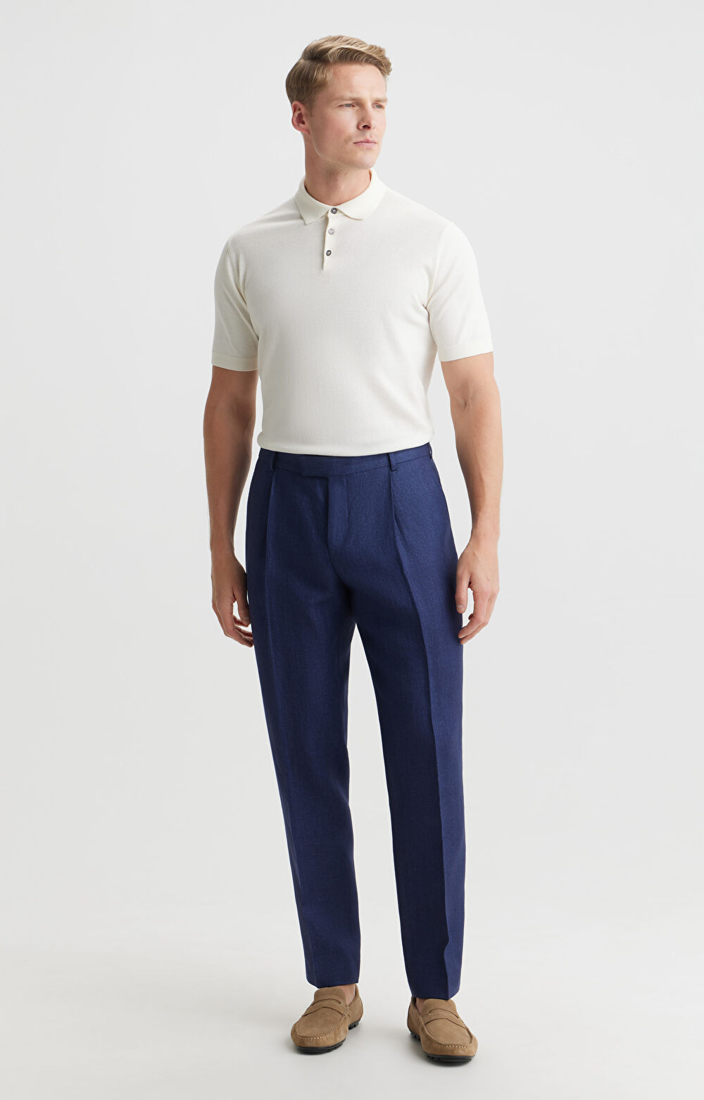Spodnie lniane super slim - zestaw - 3