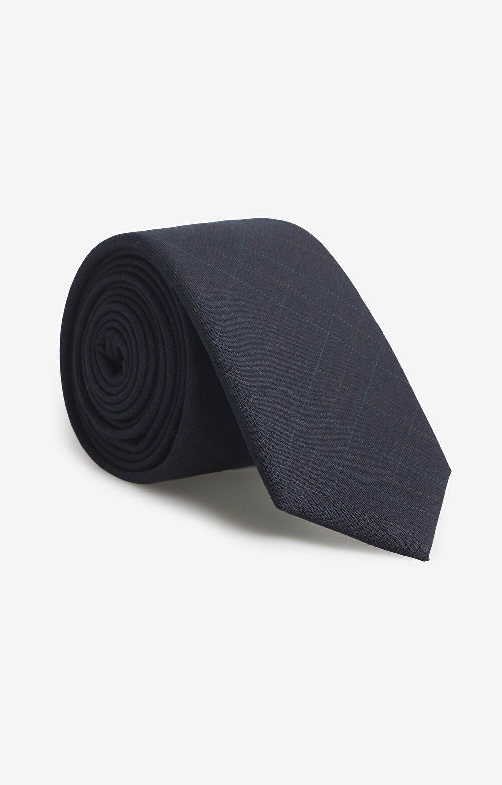 Wełniany krawat w kratę