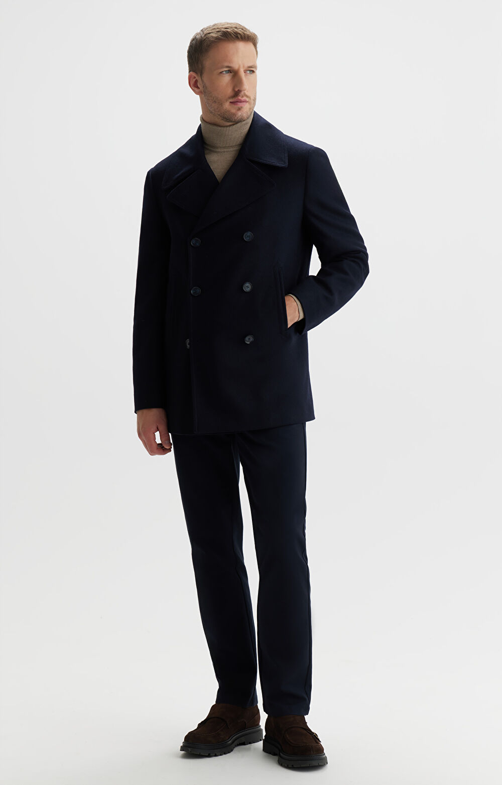 Dwurzędowy płaszcz