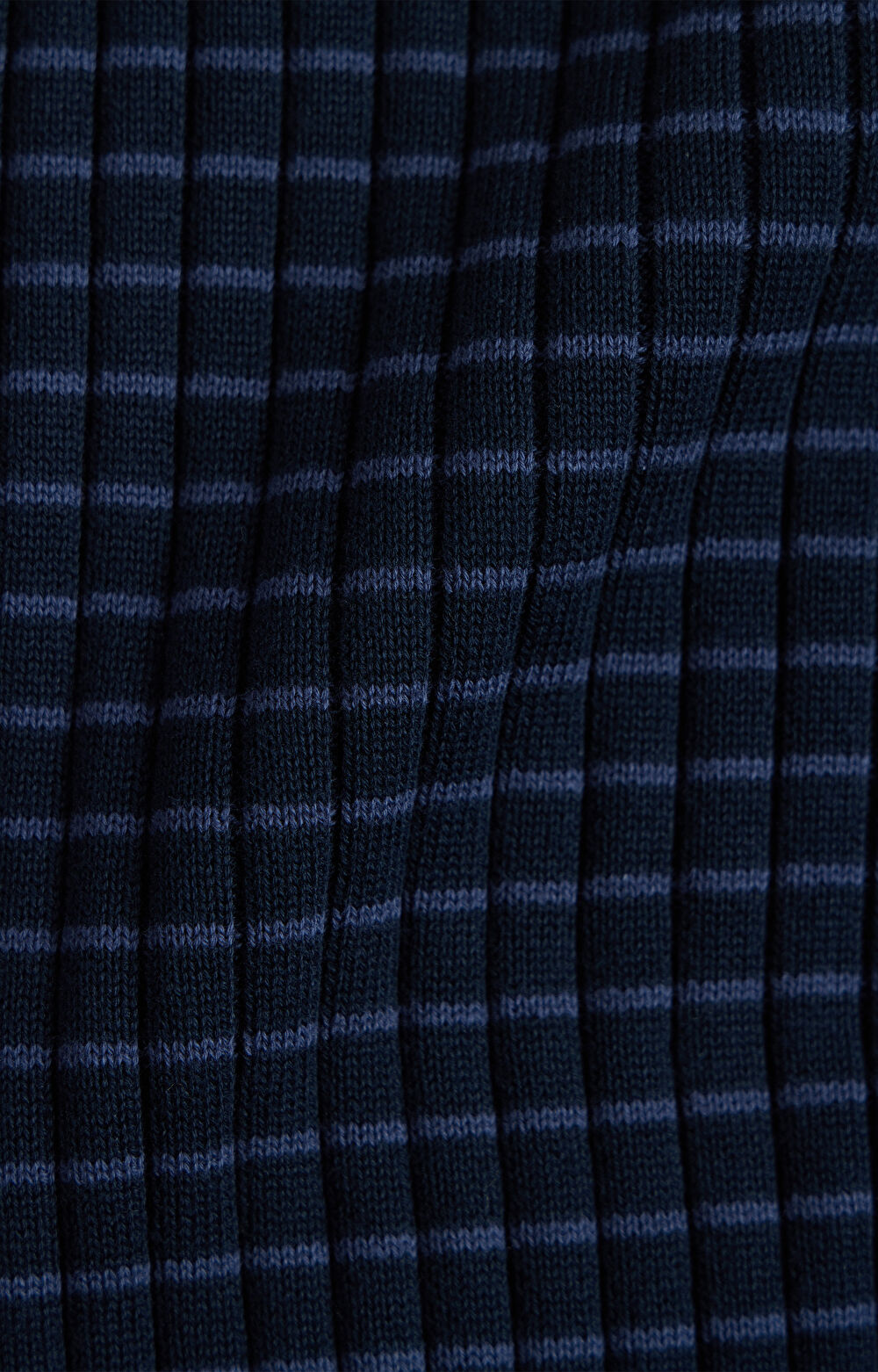 Prążkowany sweter round neck - 4