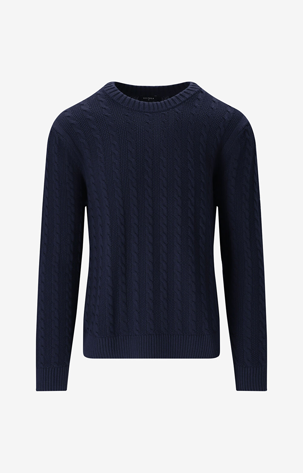 Sweter o warkoczowym splocie - 2