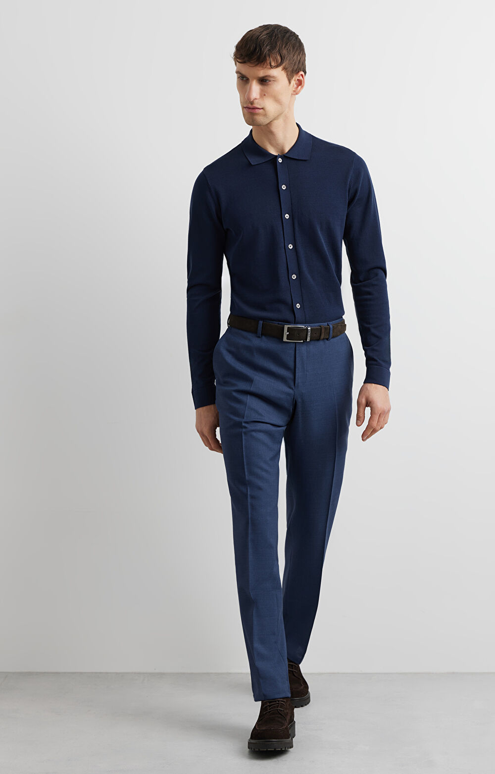 Sweter o kroju koszuli - 5