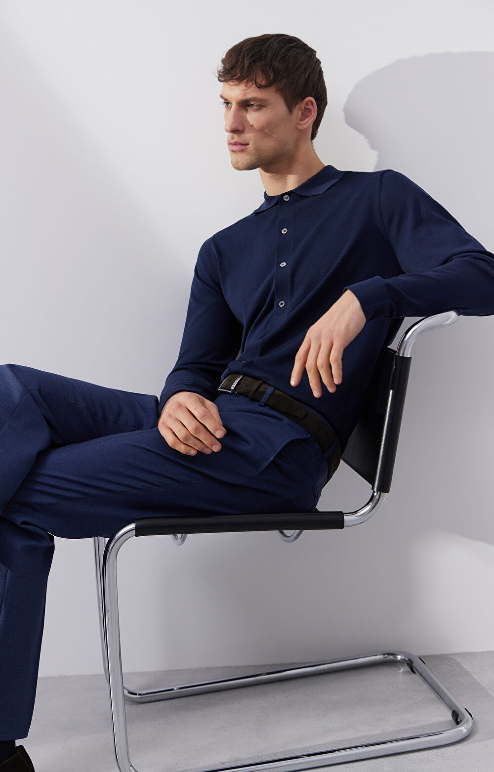 Sweter o kroju koszuli - 7