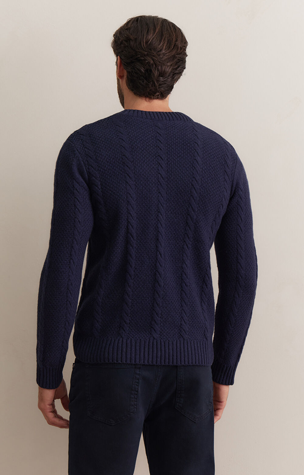 Sweter w geometryczny wzór - 3