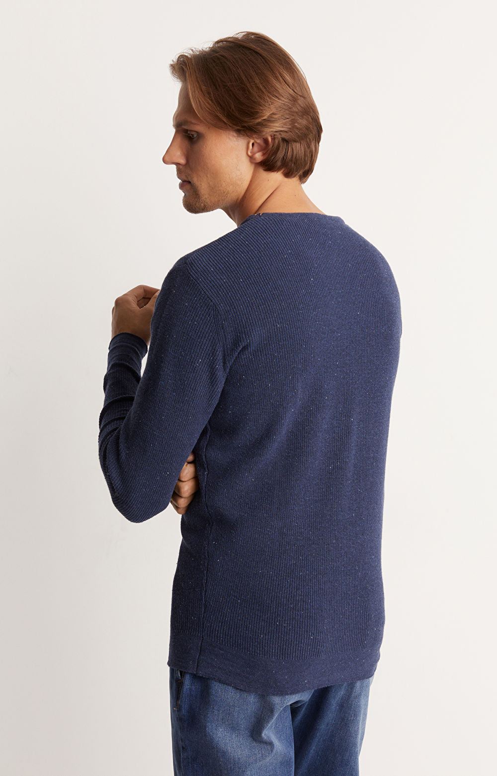 Sweter typu round neck