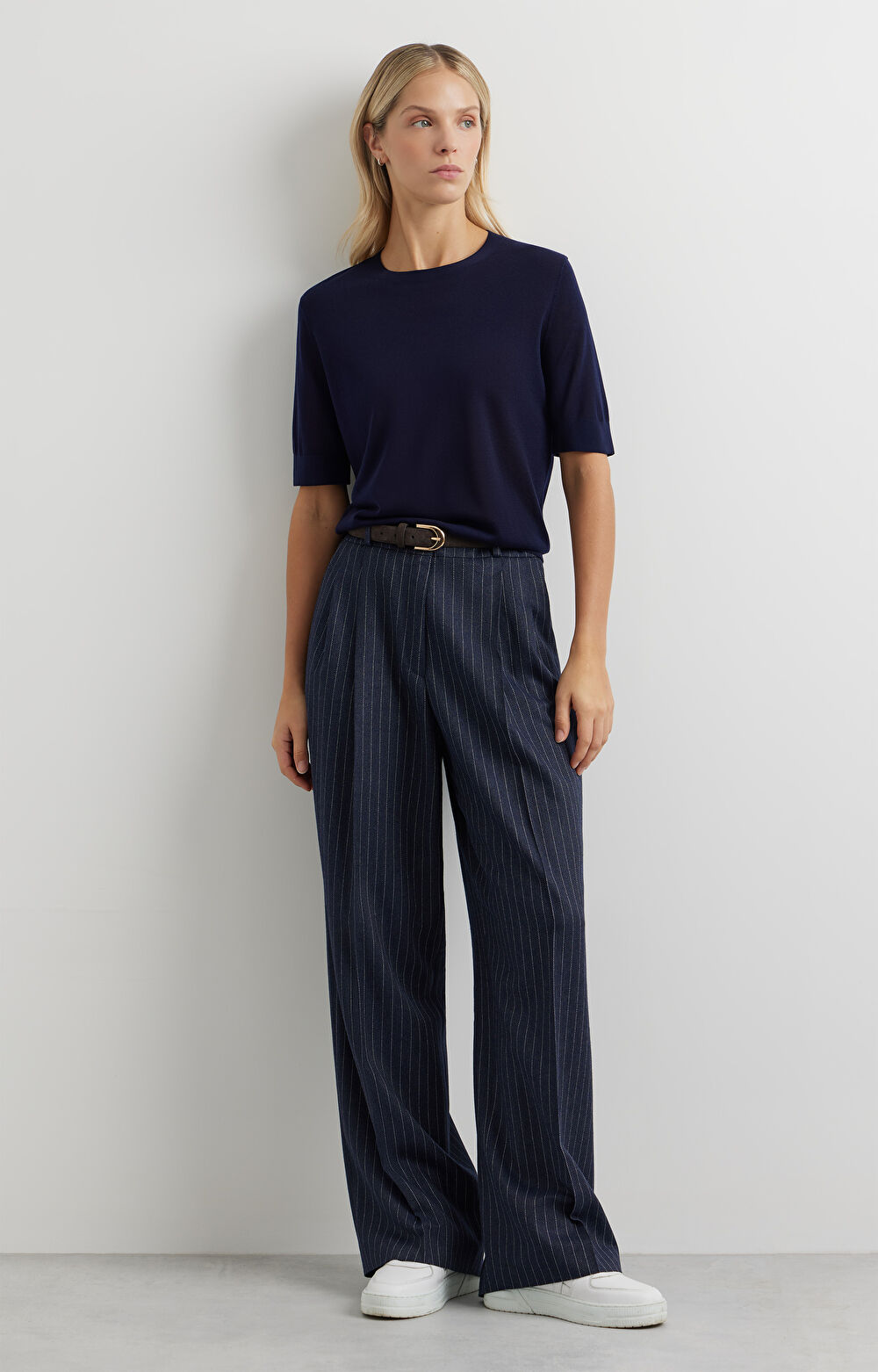 T-shirt swetrowy slim - 4