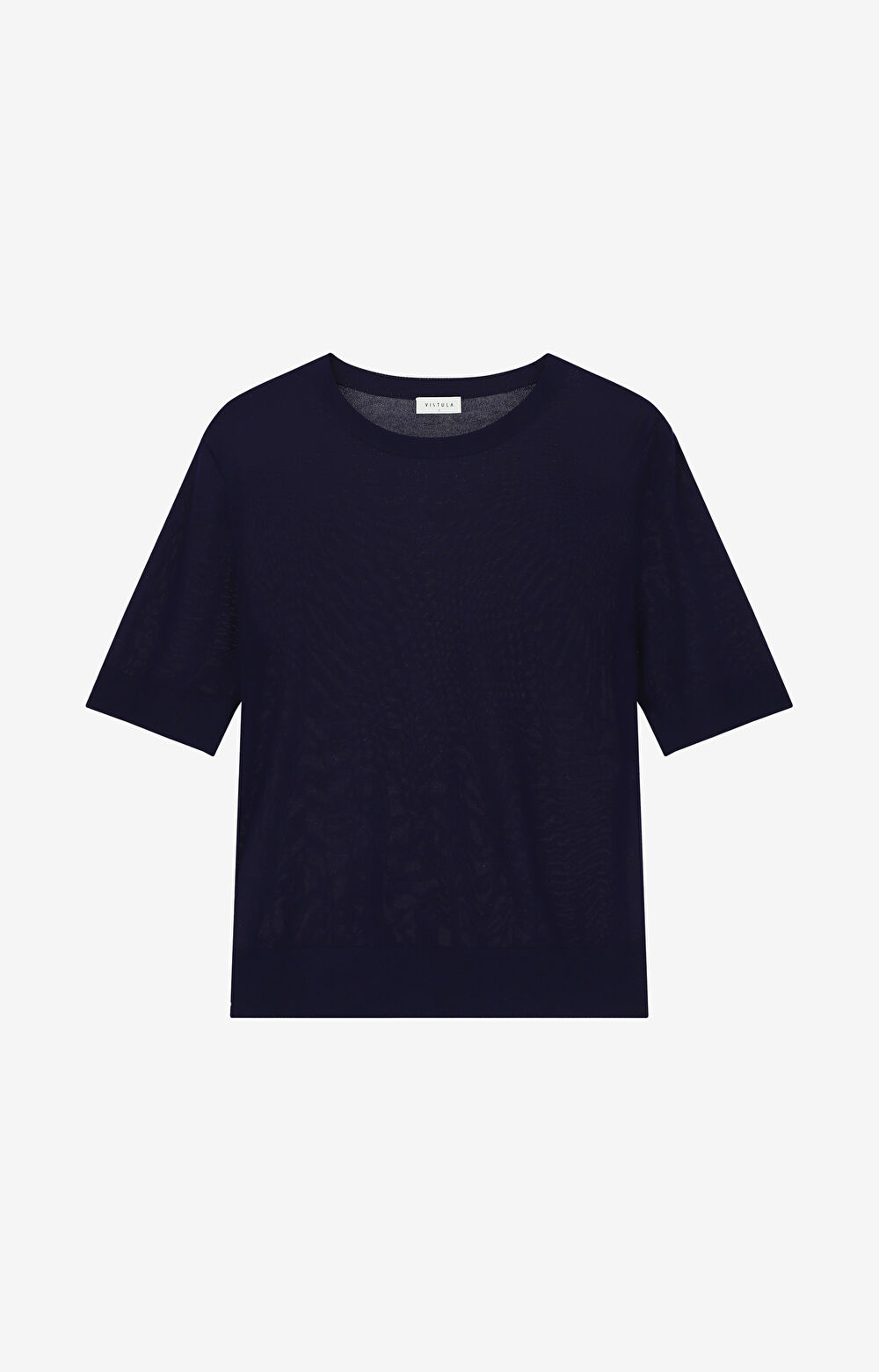 T-shirt swetrowy slim - 2