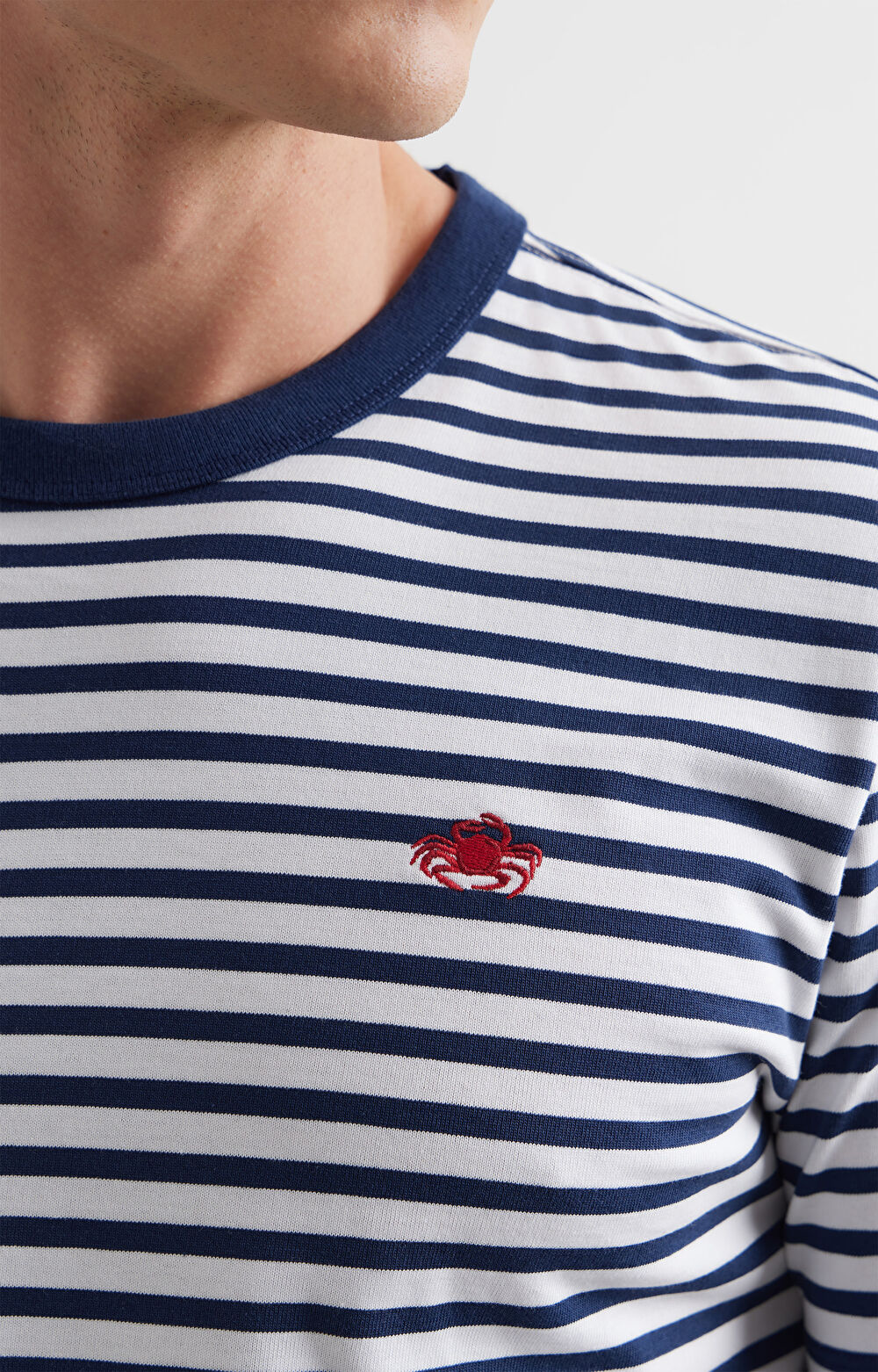 T-shirt regular w paski - 7