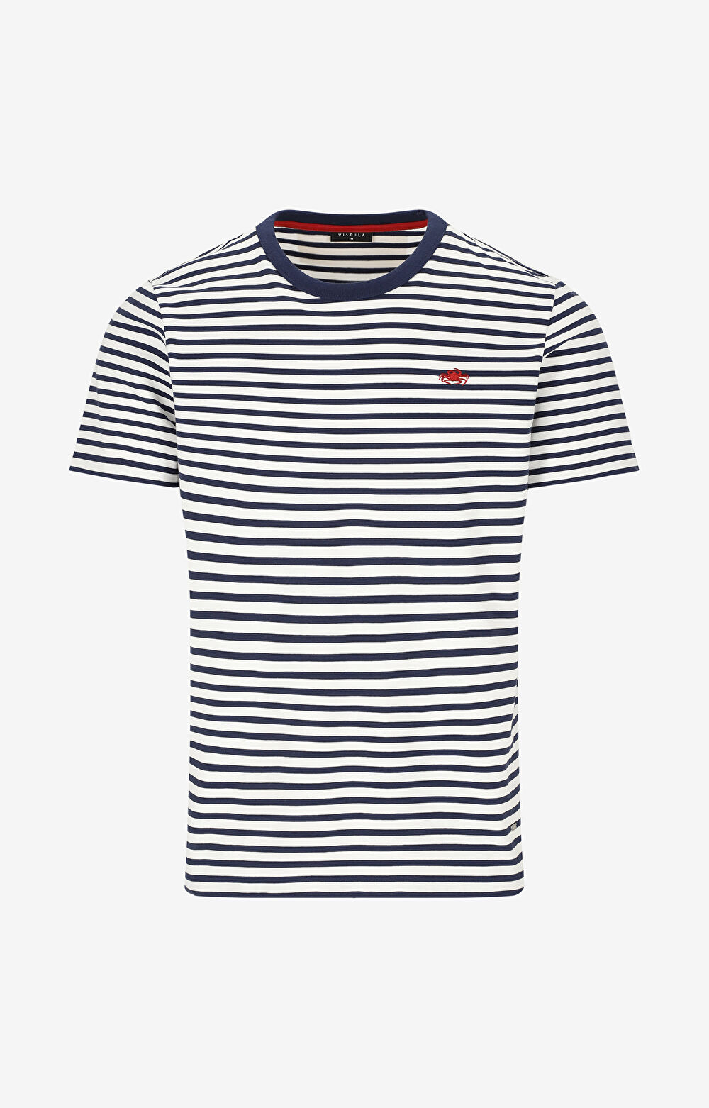 T-shirt regular w paski - 2