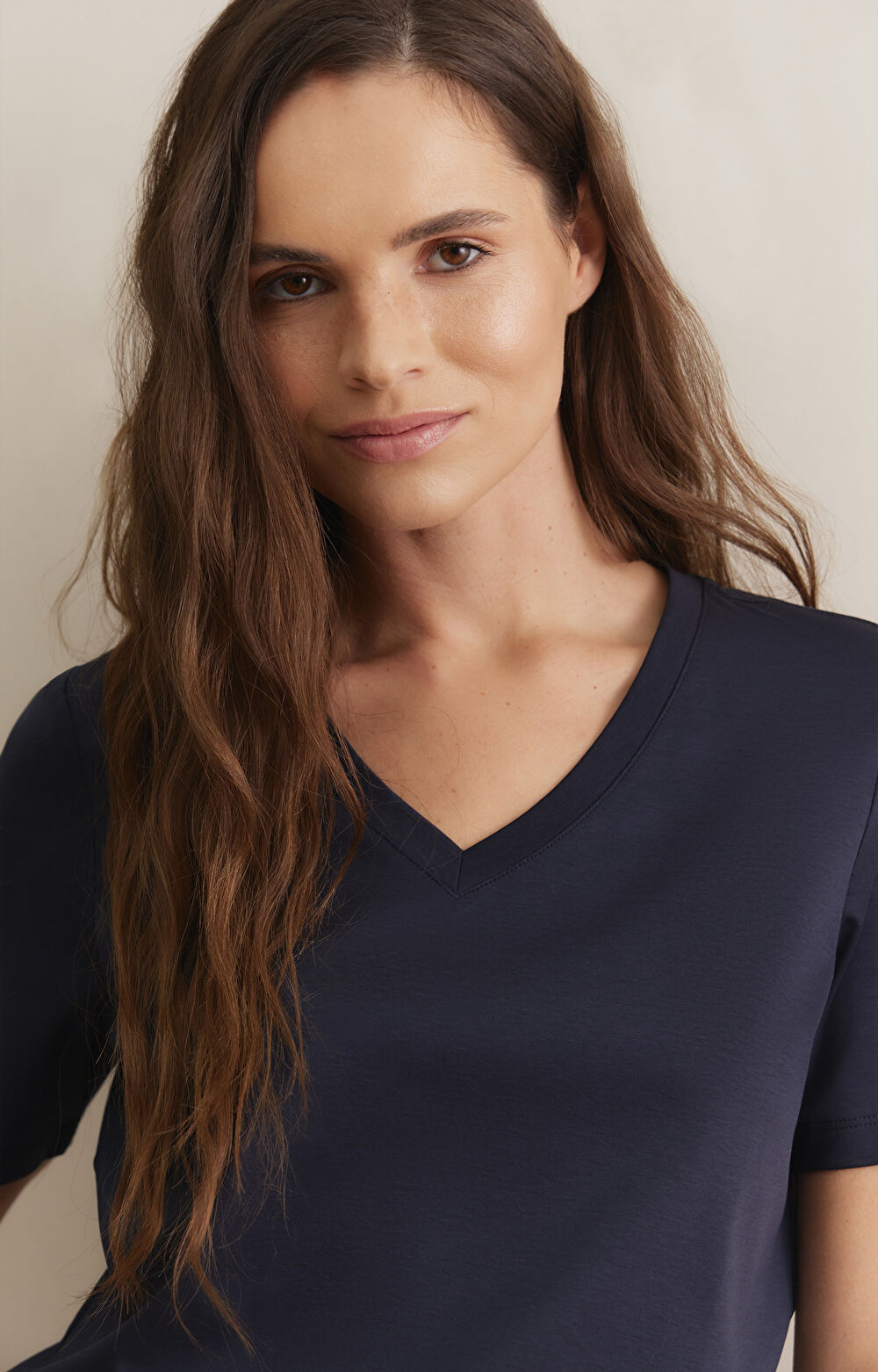 T-shirt slim v-neck - 5