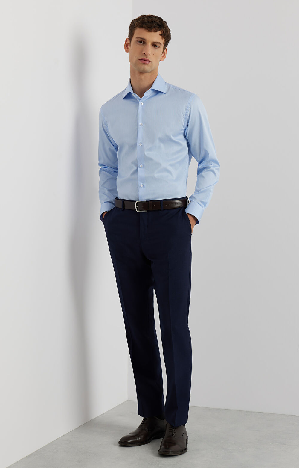 Koszula slim fit w kratkę - 5