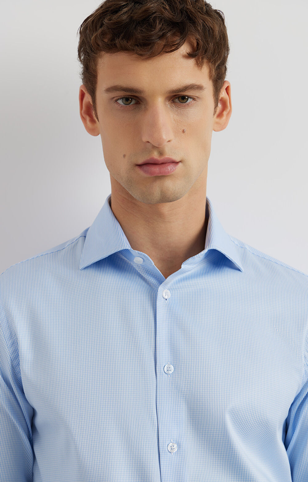 Koszula slim fit w kratkę - 3