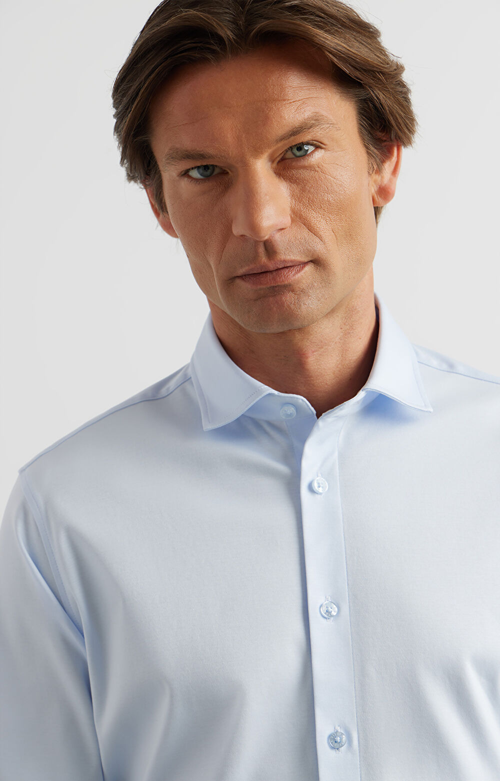 Dzianinowa koszula slim - 3