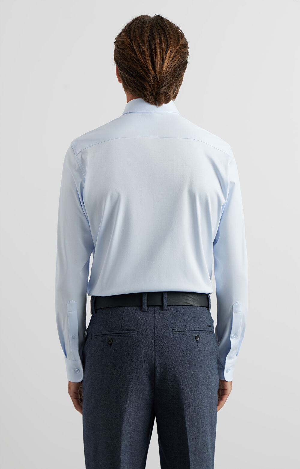 Dzianinowa koszula slim - 4