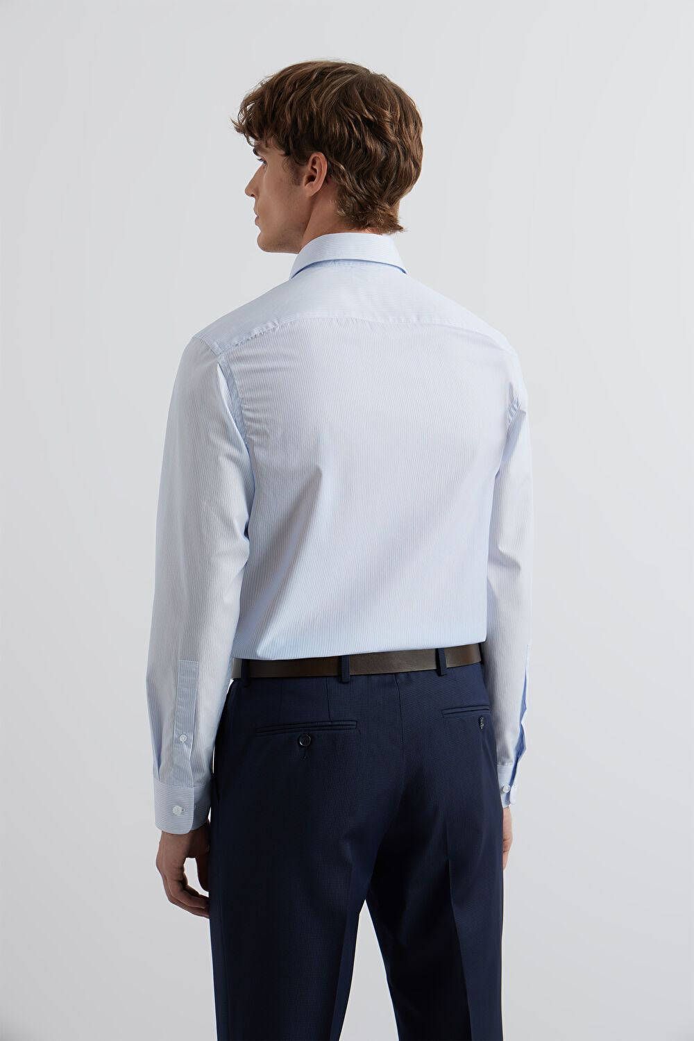 Koszula slim w prążek - 4