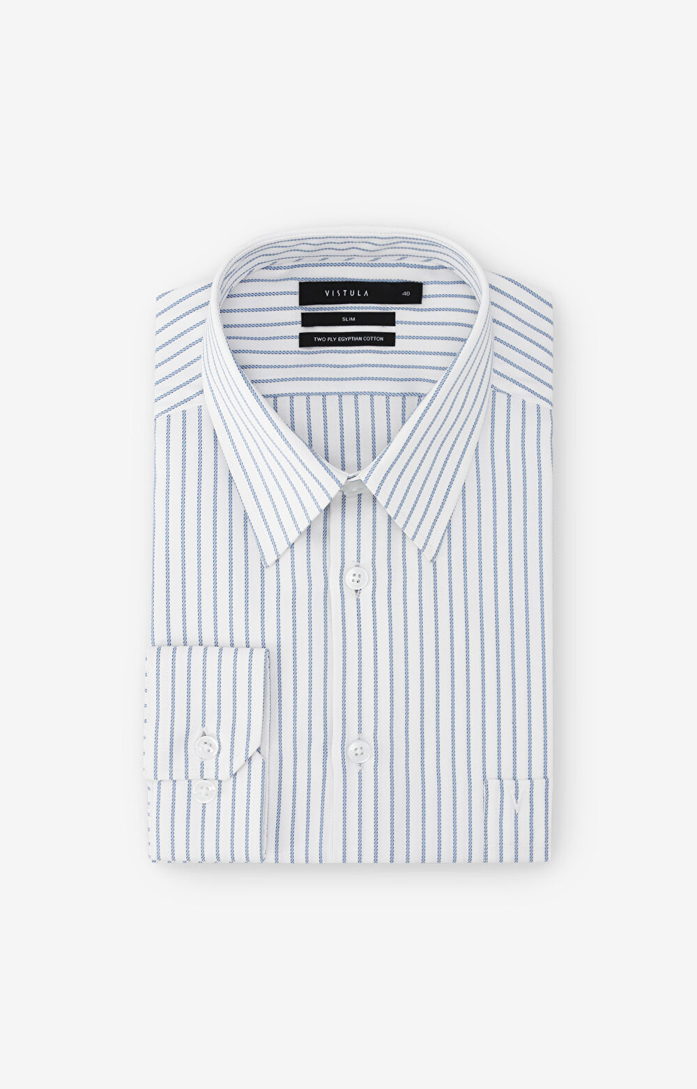 Koszula slim w prążek - 2